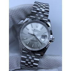 (준비완료/특급배송/예상수령7일)NO.320/VS공장 롤렉스 데이저스트 41미리 실버 바인덱스 쥬빌레 플루티드